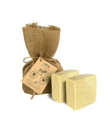 Dr. Cient Donkey & Goat Milk Soap 2-Pack - 140g Handmade Organic Chemical-Free | Natural Skincare - Buy Online on GoSupps.com