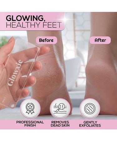 Hypoallergenic Glass Foot File - Dead Skin & Callus Remover | Gentle Exfoliation for Wet or Dry Skin - Buy Online on GoSupps.com