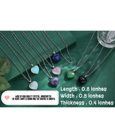 Black Obsidian Heart Crystal Necklace for Women - Reiki Energy, Mother's Day Gift - Buy Online on GoSupps.com