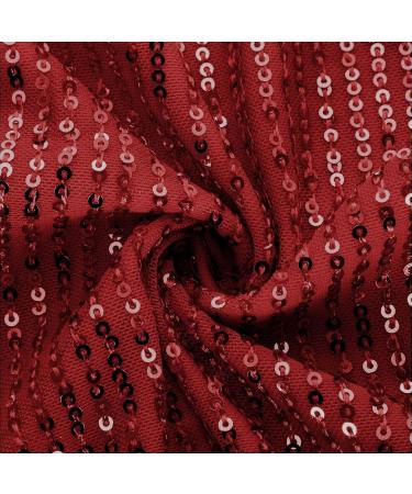 Women's Fall Plus Size Sequin Shrug Long Sleeve Sparkle Sequins Blazer Jacket Lightweight Lapel Party Blazer Red Medium - Buy Online on GoSupps.com