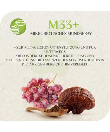 Microveda M33+ Microbiotic Spray - 34 Strains Vegan Nutritional Supplement Bioavailable & German Certified - Buy Online on GoSupps.com