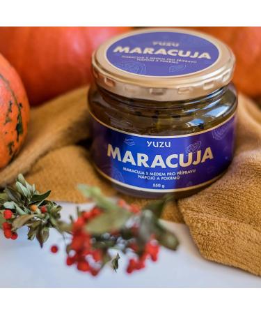 Maracuja with honey for hot and cold drinks and dishes perfect for barbecue. Maracuja product with exotic and aromatic taste vitamins antioxidants and fiber supports immunity 550 g - Buy Online on GoSupps.com