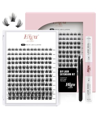 DIY Eyelash Extension Kit with 144 Pcs Lash Clusters and Seal, Black Lash Sealer for Extended Wear - Buy Online on GoSupps.com
