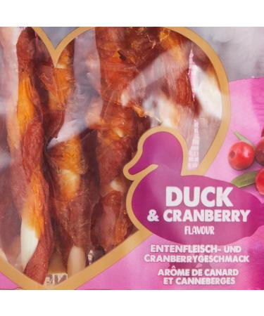 Zeus Betterbones Twisted Dog Treats - Duck & Cranberry Flavor 10cm 114g (2-Pack) - Healthy Chews for Dogs - Buy Online on GoSupps.com