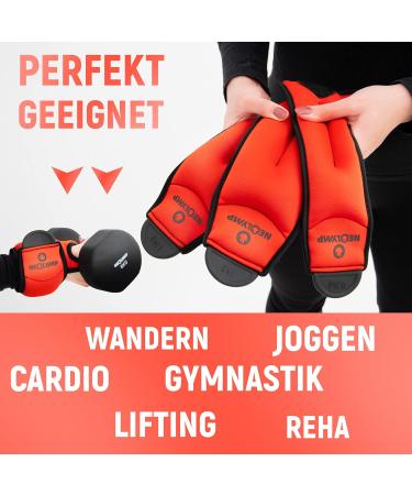 NeoLymp Adjustable Velcro Wrist Weights 0.5kg - Non-Slip Hand & Ankle Training Cuffs for Enhanced Intensity | 2 Set Weight Training Equipment - Buy Online on GoSupps.com