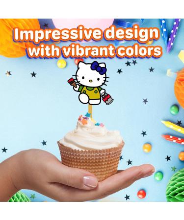 24x Cupcake Topper Picks Hello Kitty Themed Cupcake Toppers For Kids Party  - Buy Online on GoSupps.com