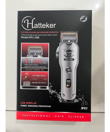 Hatteker Hair Cutting Kit Pro - Professional Barber Clippers for Men - Cordless Beard Trimmer - IPX7 Waterproof - Buy Online on GoSupps.com