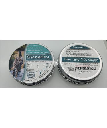 Premium Plant Based Flea and Tick Collar for Cat - Waterproof, Natural Prevention & Protection for Small Kittens - 13.8in (2 Packs) + Free Comb - Buy Online on GoSupps.com