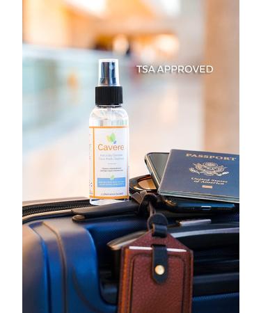 Cavere Face Mask Sanitizing Cleanser Spray - 3.3 oz | Naturally Derived Formula - Buy Online on GoSupps.com