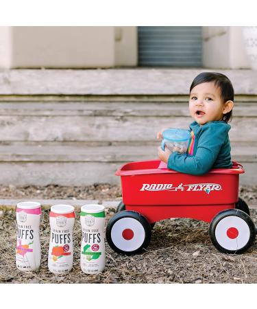 Serenity Kids Organic Grain-Free Puffs 6+ Months - Variety Pack (Carrot/Broccoli/Tomato) | No Added Sugar, Gluten, Rice, Allergen-Free Snack for Toddlers & Babies - 1.5 oz (Pack of 6) - Buy Online on GoSupps.com
