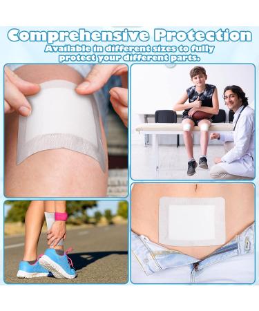 30 Pieces 6x6 Inch Bordered Gauze Island Dressing - Adhesive Wound Patches for Shower, Breathable Borders, Individually Packed - Buy Online on GoSupps.com