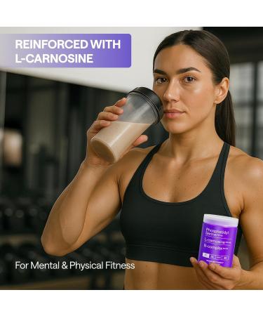 Brain Supplements for Memory and Focus Phosphatidylserine Supplement 600MG & L-Carnosine Brain Food & Energy Booster for Women Men Derived from Sunflower Lecithin 60 Phosphatidyl Serine Pills - Buy Online on GoSupps.com