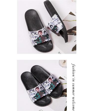 JUNG KOOK Anime Slippers Non-Slip Cosplay Slide Sandals White - BTS Inspired - Size 6-9 US - Buy Online on GoSupps.com