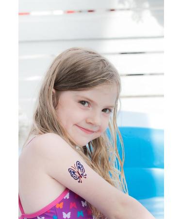 GlitZGlam Original Glitter Tattoo Kit - HYPOALLERGENIC and DERMATOLOGIST TESTED - 6 Large Glitter Pots, Body Adhesive, Stencils, Brushes - Buy Online on GoSupps.com
