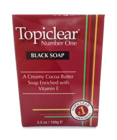 Topiclear Number One Black Soap - 3.5Oz