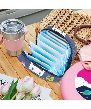 Shop Cute Cat Women's Binding Bags | Stylish Tampon Storage with Zip Pockets - Perfect Menstrual Tied Bags - Buy Online on GoSupps.com