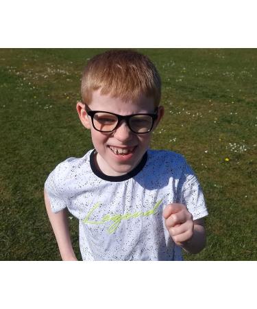 Ultra Blue Light Blocking Glasses for Kids | Anti-Blue Light Gaming and Screen Protection | Ages 3-8 | UV Protection | Classic Black - Buy Online on GoSupps.com