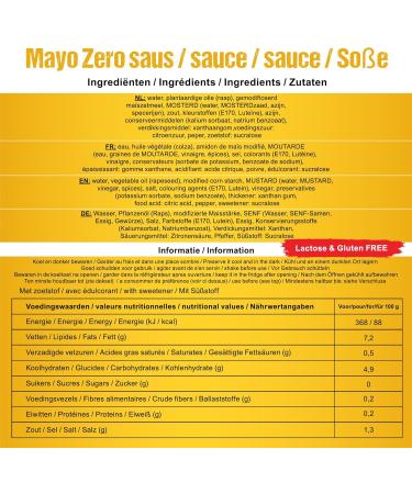 Rabeko Zero Sauce - Mayo 2 x 350 ml Sugar and Low Fat - Healthy Low Carb & Calorie Products for Salads Fries Burgers Gray - Buy Online on GoSupps.com
