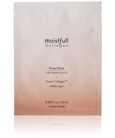 Etude House Moistfull Collagen Sheet Beauty Mask 1 Sheet 0.84 fl oz (25 ml)