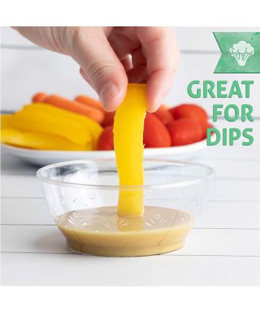 PLASTICPRO 6 oz Hard Plastic Dessert Bowls - Pack of 50 | Premium Quality Disposable Clear Ice Cream Bowls - Buy Online on GoSupps.com