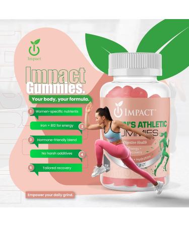 IMPACT Multivitamin for Women Gummies Daily Women Vitamins with A C D3 B12 - Biotin & Magnesium for Energy Endurance - Recovery & Immune Support Vegan 60 Count - Buy Online on GoSupps.com