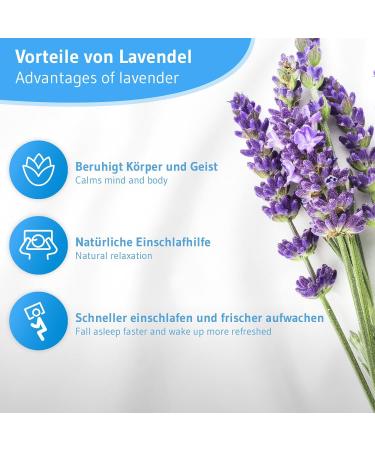 Relaxing Lavender Pillow Spray | Deep Sleep Spray with Essential Oils | 100ml Lavenlove - Aroma for Restful Sleep - Buy Online on GoSupps.com