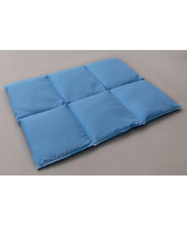 Country of Giraffe Large Rapeseed Pillow - 40x30cm Heat Pillow for Back & Abdominal Support - Light Blue Grain Pillow - Buy Online on GoSupps.com