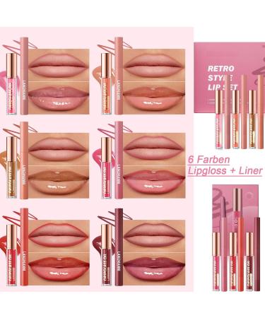 EONFAVE Matte lipstick with lip liner longlasting lip gloss - Buy Online on GoSupps.com