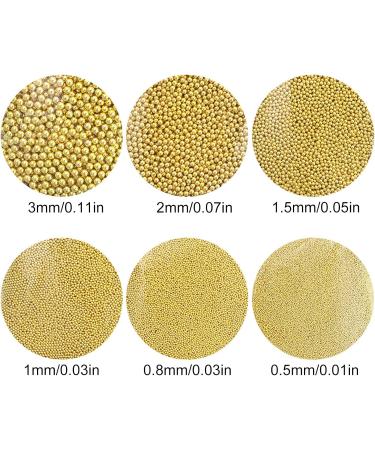 VONNST Nail Decorations 1Bag 3D Nails Art Metal Charm Caviar Beads Nails Rivets Jewelry Manicure Decorations Accessories 1.5mm Silver - Buy Online on GoSupps.com