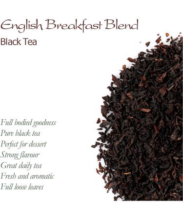 English Breakfast Loose Black Tea - Great with Milk or Without - Buy Online on GoSupps.com