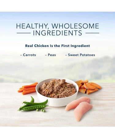 Blue Buffalo Senior Wet Dog Food Chicken 12.5oz Can - Pack of 12 - Buy Online on GoSupps.com