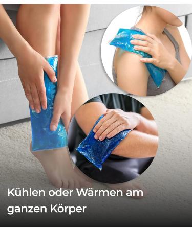 Alerion Cooling Pads for Kids & Adults - 10 Pack Cold Gel Compress - Made in Germany - Ideal for Wisdom Teeth & Cooling Relief - Buy Online on GoSupps.com