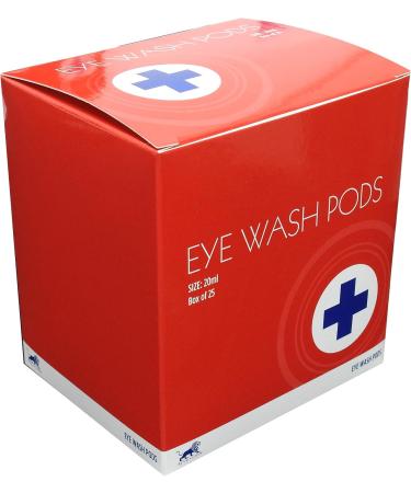 Buy Blue Lion CE Approved Eyewash 20ml Pod Station + No16 Eye Pads Twin Pack - International Shipping Available - Buy Online on GoSupps.com