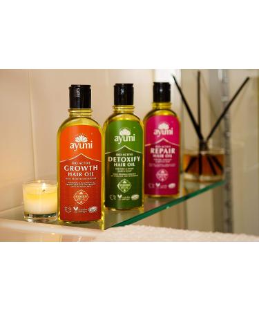 Ayumi Bio-Active Repair Hair Oil - Vegan, Cruelty-Free, Dermatologically Tested | 150ml - Buy Online on GoSupps.com