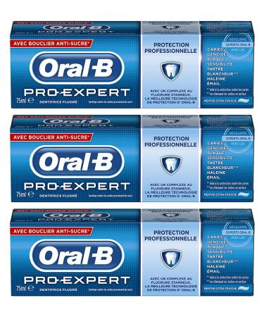 Oral-B Pro Profesional toothpaste extra fresh 75 ml 3 pieces - Buy Online on GoSupps.com