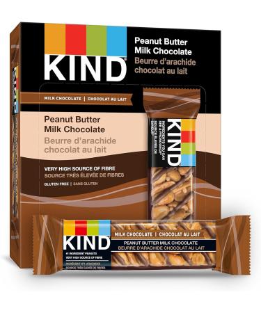 KIND Bars Peanut Butter Milk Chocolate Gluten Free 40 Grams 72 Count 6 Boxes - Buy Online on GoSupps.com