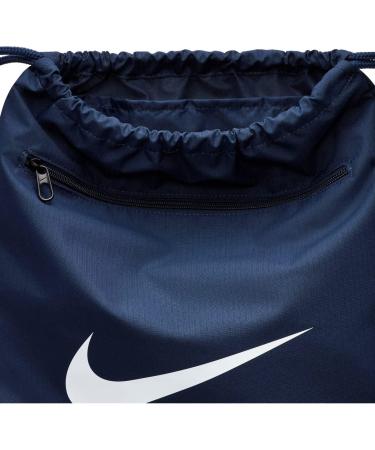 Nike Brasilia Drawstring Pack Bag NKDM3978 - Midnight Navy | Lightweight Gym Sack - Buy Online on GoSupps.com