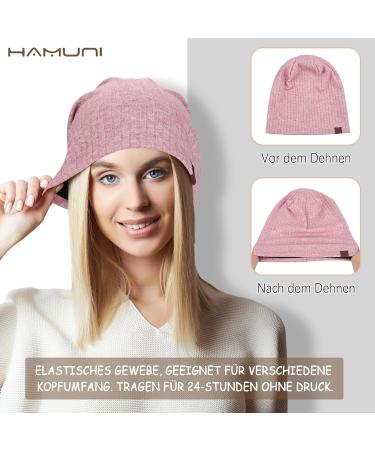 Hamuni Slouchy Beanie Hat for Men & Women - Soft Light Hip-Hop Chemo Cap & Skull Cap in Pink - Perfect for Dwarf & Breaking Activities | International Shipping Available - Buy Online on GoSupps.com