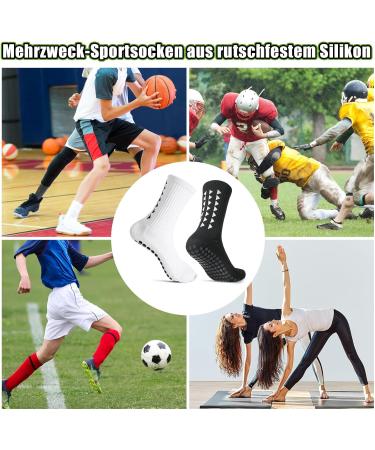 Yamitora 2 Couples Football Socks - Anti-Slip Grip Socks for Football Basketball Tennis Yoga & Running - International Shipping - Buy Online on GoSupps.com