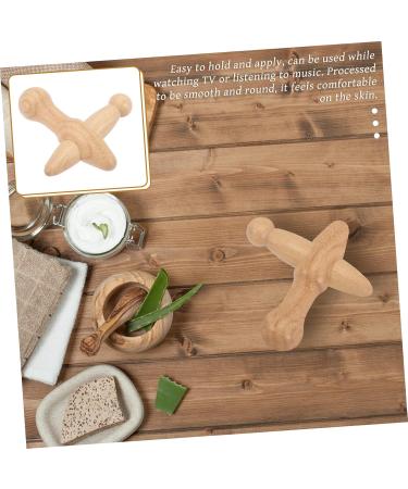 Wooden Foot Massager & Full Body Muscle Roller - Self-Massage Tool for Ultimate Relaxation - Buy Online on GoSupps.com