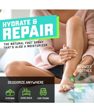 Elite Sportz Shoe Deodorizer - Peppermint Foot Spray for Smelly Shoes - 4 oz Shoe Odor Eliminator - Small Gift for Men & Women - Buy Online on GoSupps.com