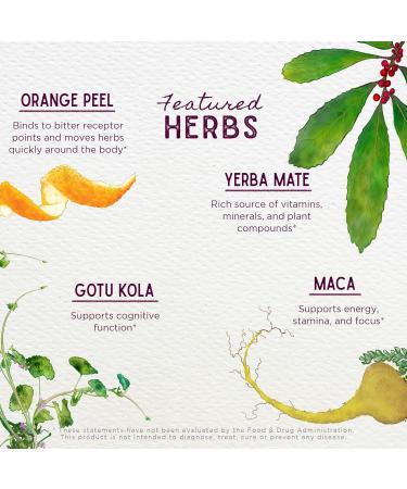 Buy WishGarden Herbs Rise & Energize - Natural Plant-Based Energy Boost Supplement | Jitter-Free Yerba Mate Maca Schisandra Gotu Kola | 2oz - International Shipping Available - Buy Online on GoSupps.com