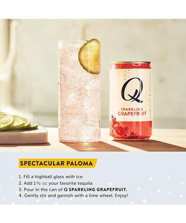 Q Mixers Grapefruit Premium Cocktail Mixer 7.5 oz - 12 Pack - Buy Online on GoSupps.com