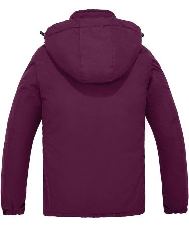 Skieer Women's Waterproof Ski Jacket - Warm Winter Coat - X-Large - Blending Purple - Buy Online on GoSupps.com