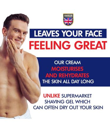 Luxury Lime Shaving Cream by Gentlemans Face Care Club | 150ml Pot | 90 Day Supply - Buy Online on GoSupps.com