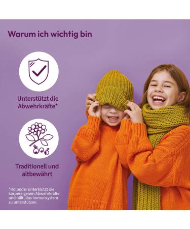 Children's Healthy Bustary - Natural Cold Juice Syrup with Elderberry & Aronia Extract - Fruity & Sweet Sugar-Free 120ml - Buy Online on GoSupps.com