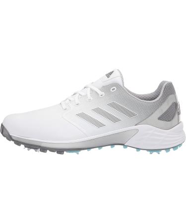 adidas Men's ZG21 Golf Shoe White/Silver - Size 9.5 | Lightweight & Comfortable - Buy Online on GoSupps.com