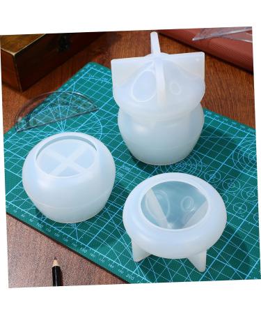 NUOBESTY 2pcs Mushroom Mold Silicone Molds Jar with Lid Storage Jar Mushroom Jar Diy Mold Supplies Epoxy - Buy Online on GoSupps.com