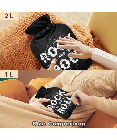 NAANLE Rock and Roll Hot Water Bottle - Transparent Handfoots Heating Bag for Pain Relief & Cold Therapy | 1L International Shipping - Buy Online on GoSupps.com
