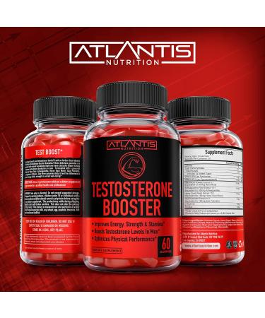 Atlantis Nutrition Tart Cherry 60 Gummies + Testosterone Booster 2-Pack (120 Gummies) - Buy Online on GoSupps.com